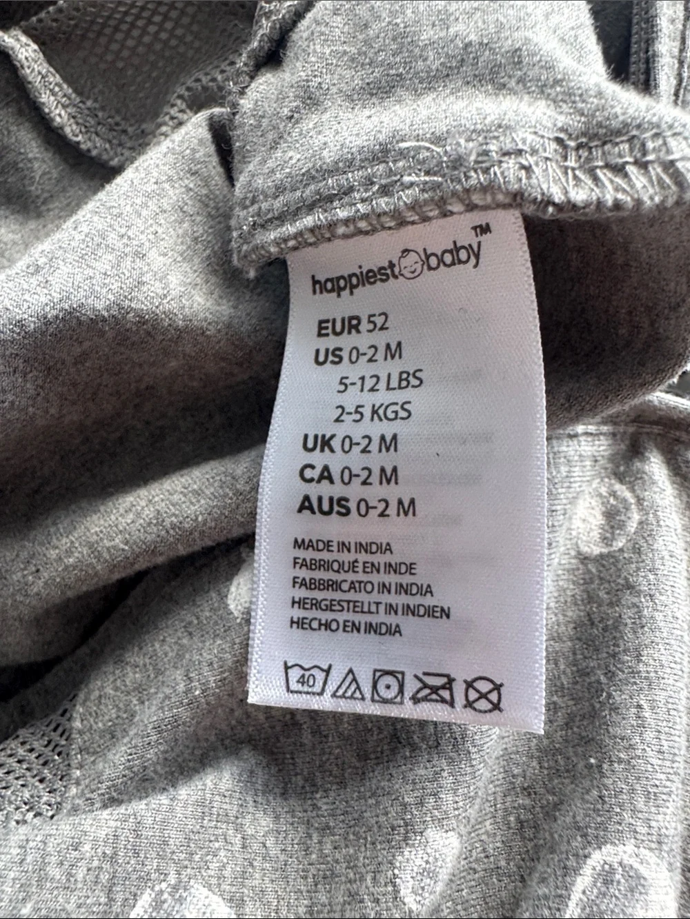 Baby Sleep Sack Swaddle - Dark Gray Space Print